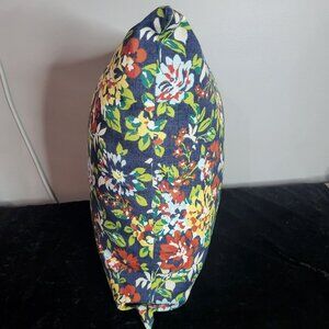 Hampton Bay Floral Outdoor Pillow Polyester Fiber Multicolored